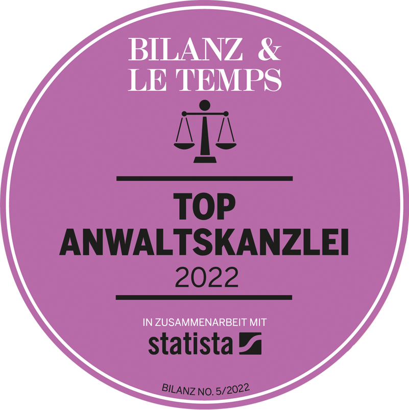Icon Auszeichnung Bilanz & Le Temps 2022